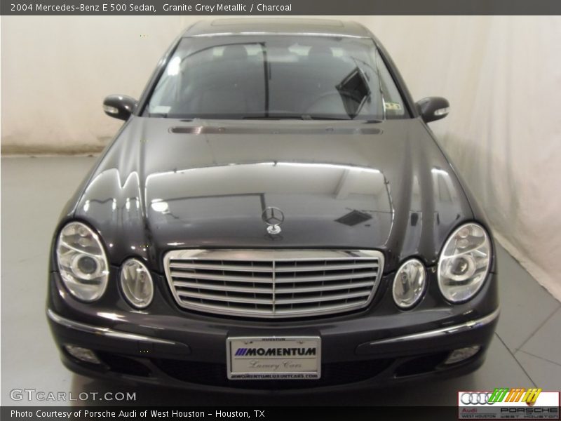 Granite Grey Metallic / Charcoal 2004 Mercedes-Benz E 500 Sedan