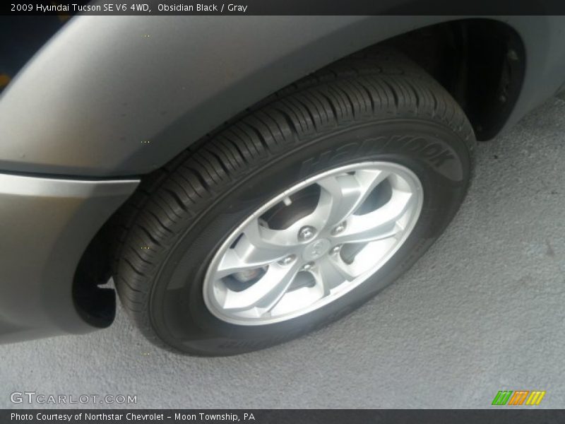 Obsidian Black / Gray 2009 Hyundai Tucson SE V6 4WD
