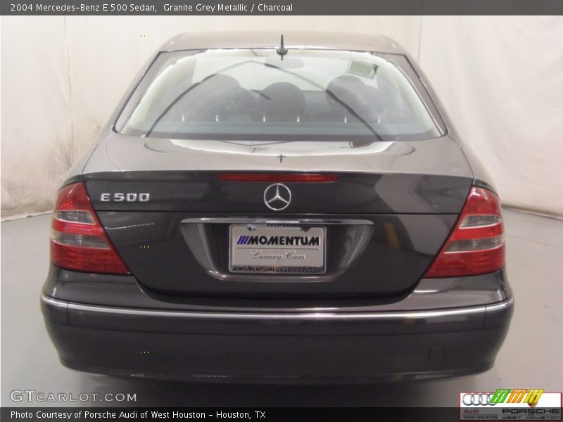 Granite Grey Metallic / Charcoal 2004 Mercedes-Benz E 500 Sedan
