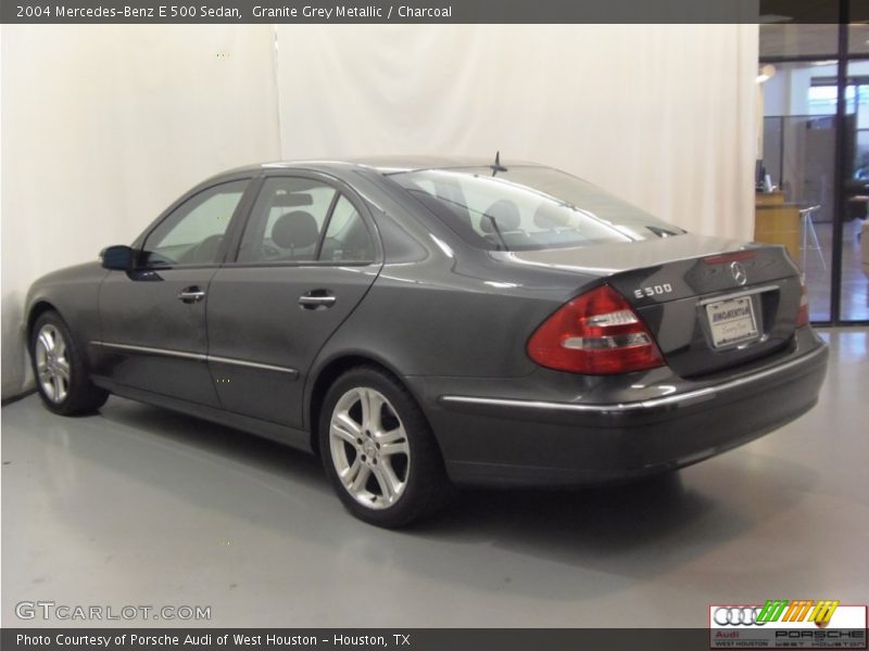 Granite Grey Metallic / Charcoal 2004 Mercedes-Benz E 500 Sedan
