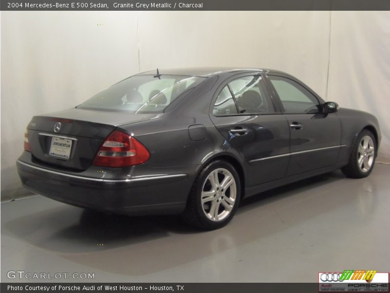 Granite Grey Metallic / Charcoal 2004 Mercedes-Benz E 500 Sedan