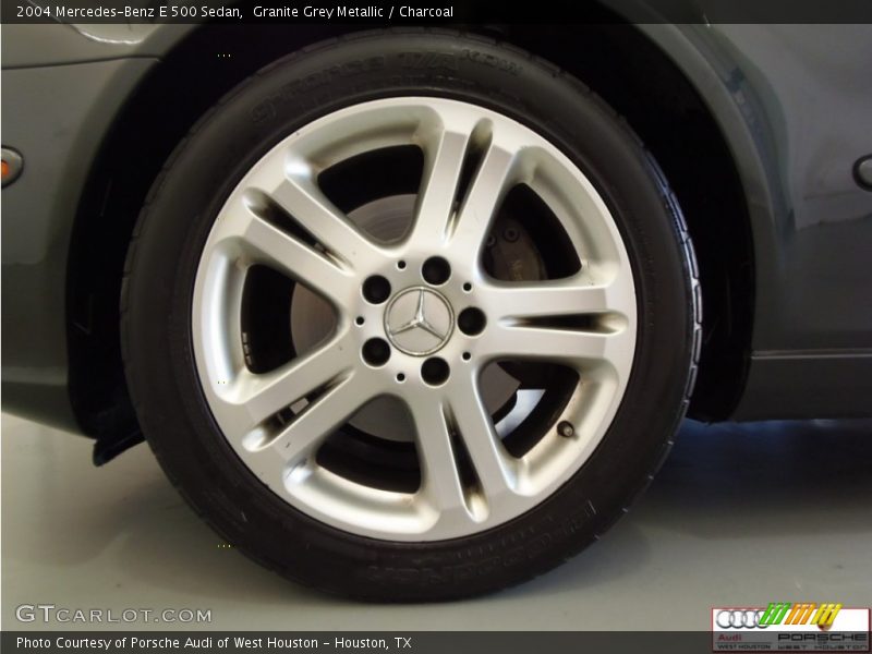 Granite Grey Metallic / Charcoal 2004 Mercedes-Benz E 500 Sedan