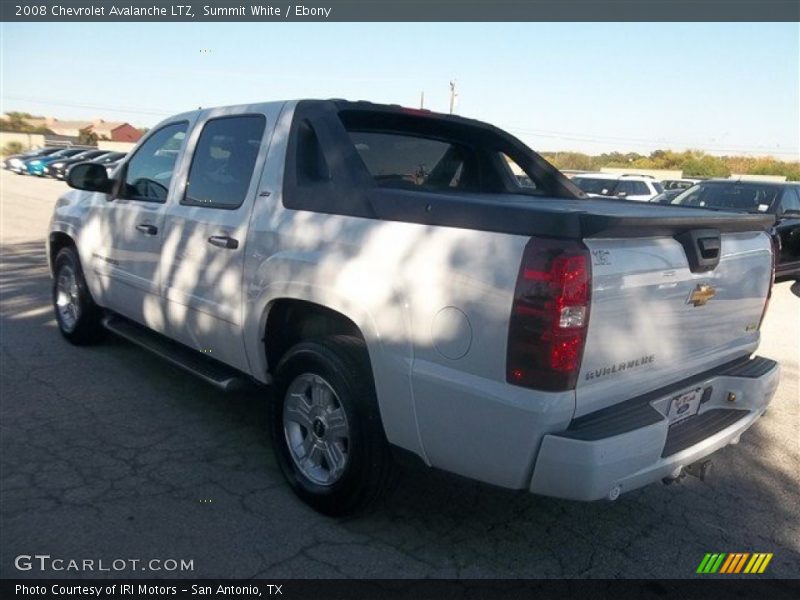Summit White / Ebony 2008 Chevrolet Avalanche LTZ