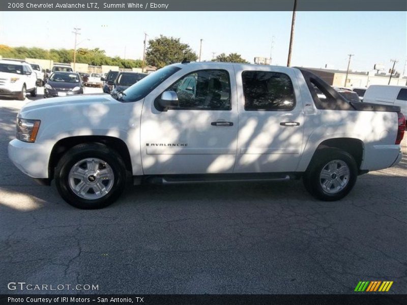 Summit White / Ebony 2008 Chevrolet Avalanche LTZ