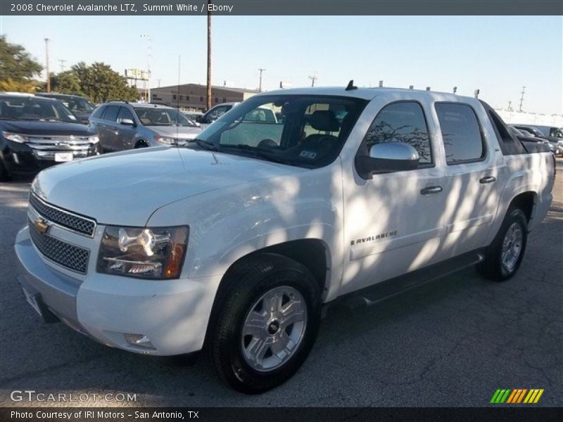 Summit White / Ebony 2008 Chevrolet Avalanche LTZ