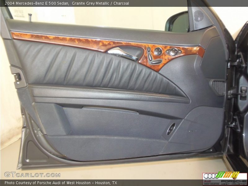 Granite Grey Metallic / Charcoal 2004 Mercedes-Benz E 500 Sedan