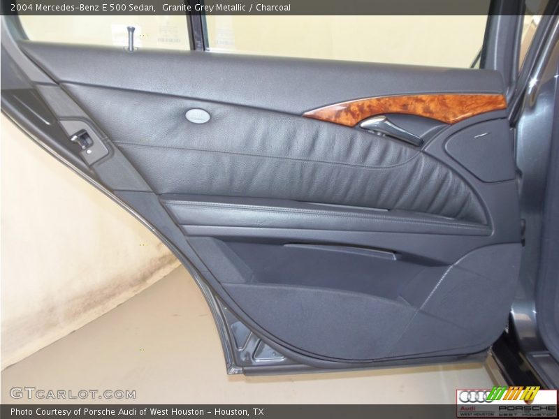 Granite Grey Metallic / Charcoal 2004 Mercedes-Benz E 500 Sedan