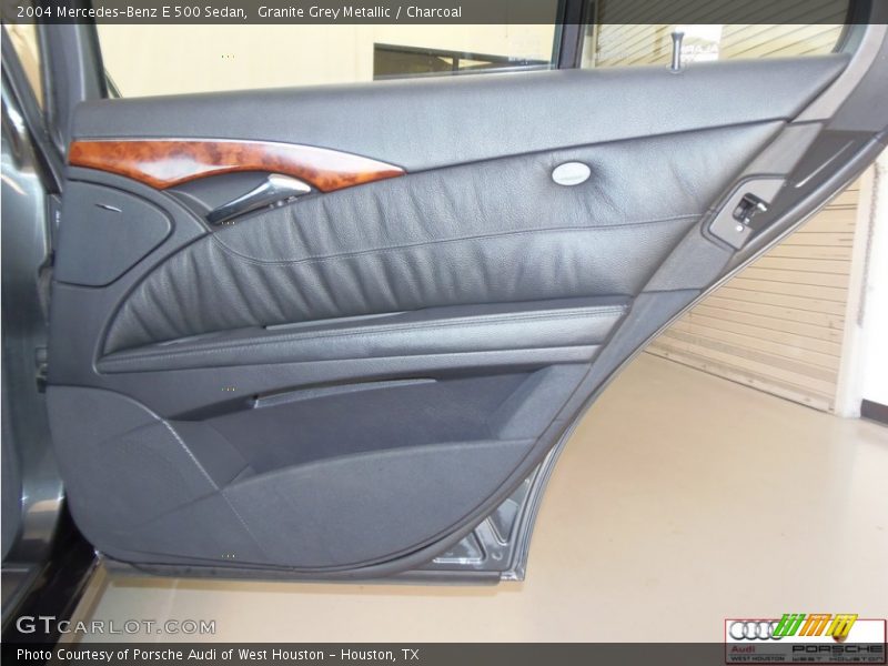 Granite Grey Metallic / Charcoal 2004 Mercedes-Benz E 500 Sedan