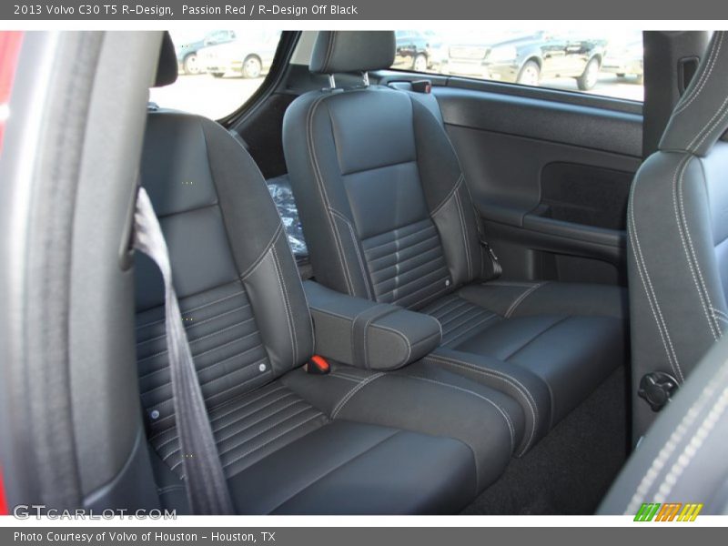 Rear Seat of 2013 C30 T5 R-Design