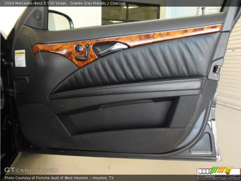 Granite Grey Metallic / Charcoal 2004 Mercedes-Benz E 500 Sedan