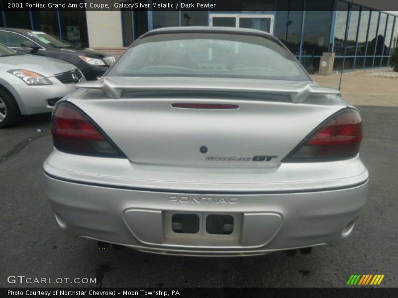 Galaxy Silver Metallic / Dark Pewter 2001 Pontiac Grand Am GT Coupe