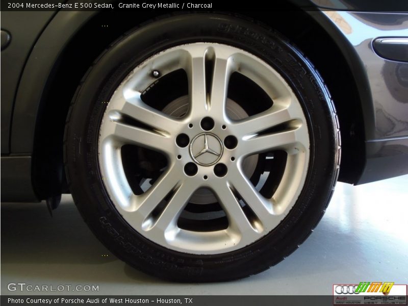 Granite Grey Metallic / Charcoal 2004 Mercedes-Benz E 500 Sedan