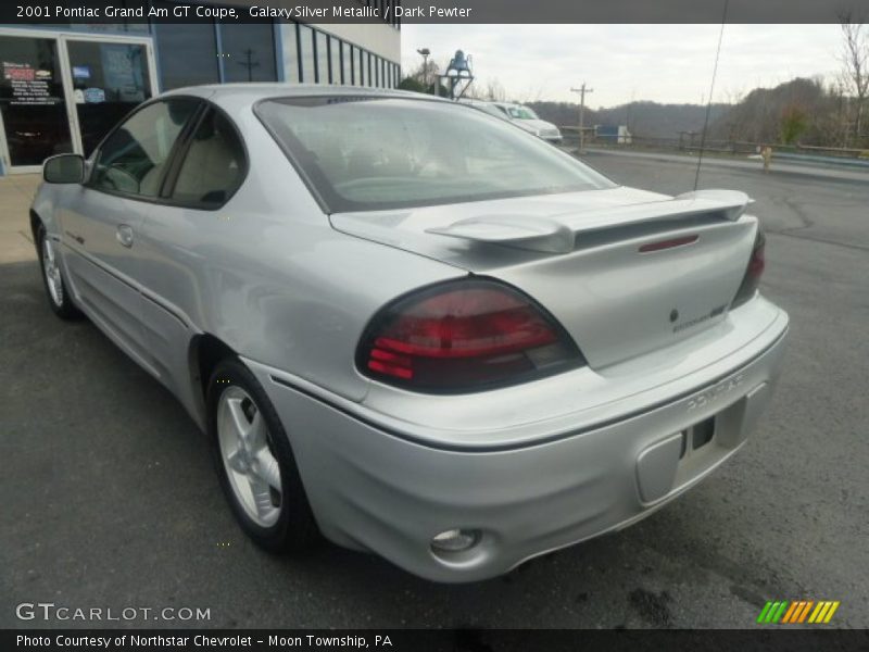 Galaxy Silver Metallic / Dark Pewter 2001 Pontiac Grand Am GT Coupe
