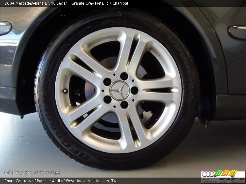 Granite Grey Metallic / Charcoal 2004 Mercedes-Benz E 500 Sedan
