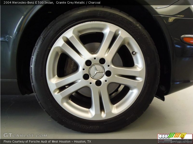 Granite Grey Metallic / Charcoal 2004 Mercedes-Benz E 500 Sedan