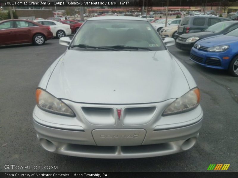 Galaxy Silver Metallic / Dark Pewter 2001 Pontiac Grand Am GT Coupe