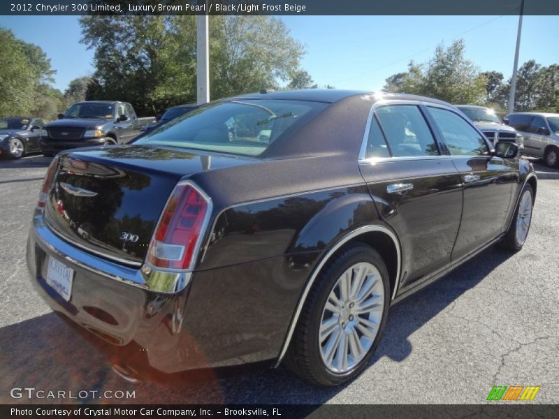 Luxury Brown Pearl / Black/Light Frost Beige 2012 Chrysler 300 Limited