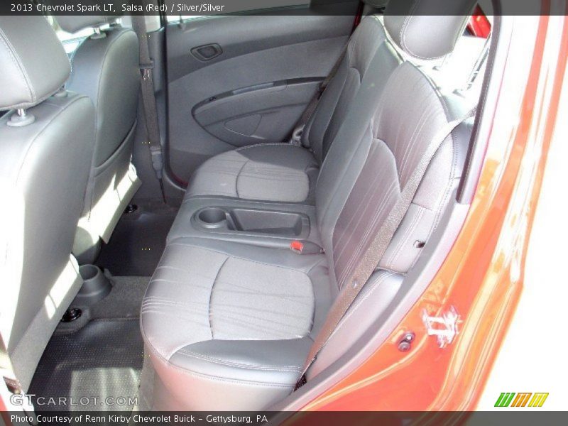 Salsa (Red) / Silver/Silver 2013 Chevrolet Spark LT