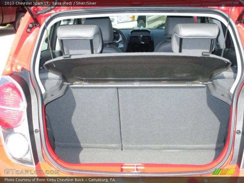 Salsa (Red) / Silver/Silver 2013 Chevrolet Spark LT