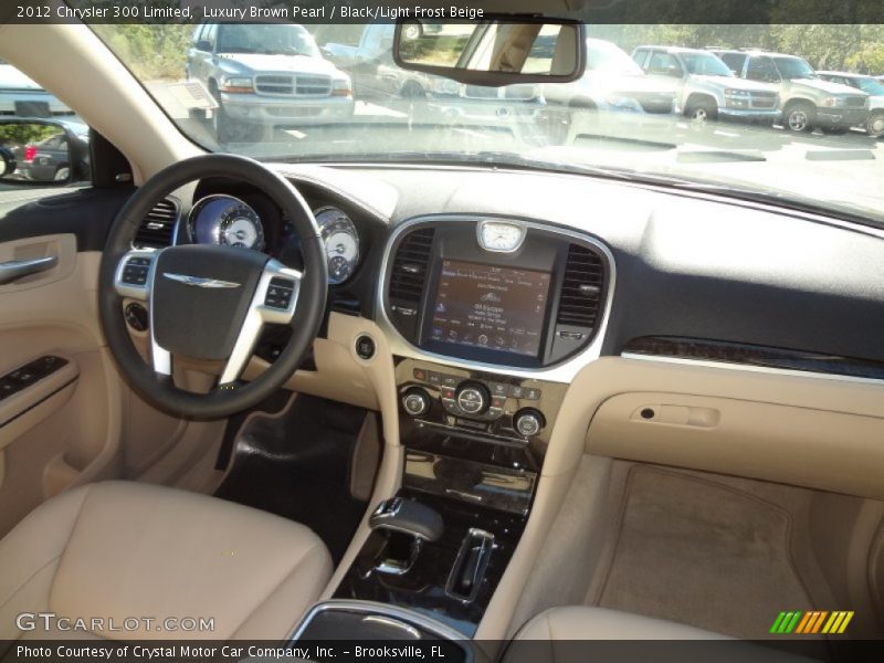 Luxury Brown Pearl / Black/Light Frost Beige 2012 Chrysler 300 Limited