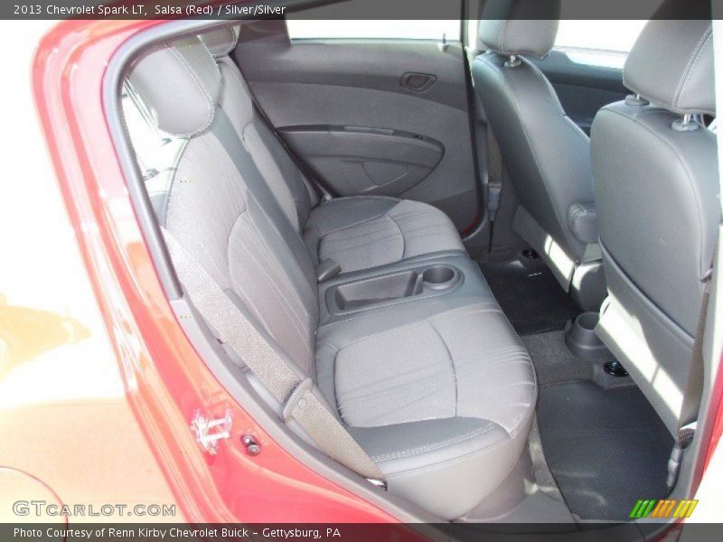 Salsa (Red) / Silver/Silver 2013 Chevrolet Spark LT