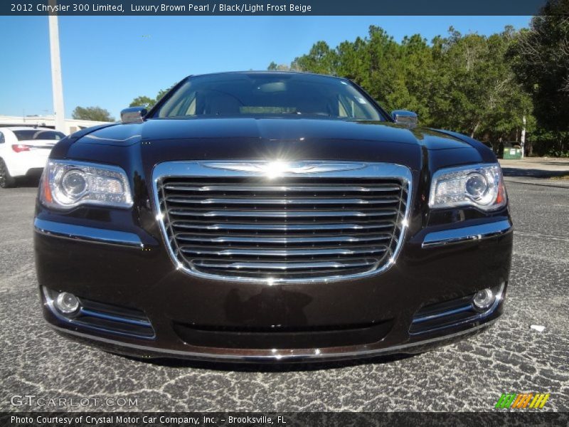 Luxury Brown Pearl / Black/Light Frost Beige 2012 Chrysler 300 Limited
