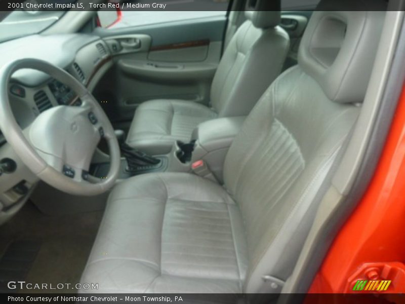 Torch Red / Medium Gray 2001 Chevrolet Impala LS