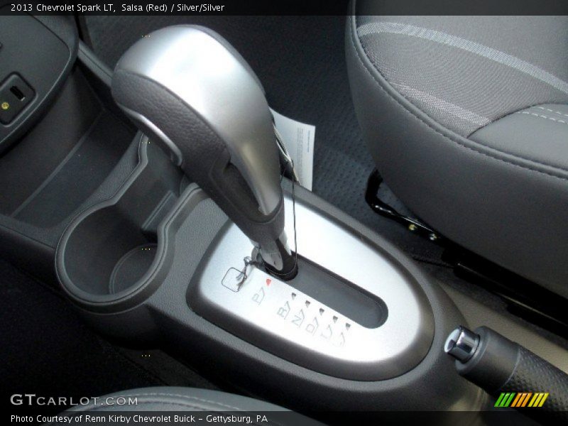 Salsa (Red) / Silver/Silver 2013 Chevrolet Spark LT