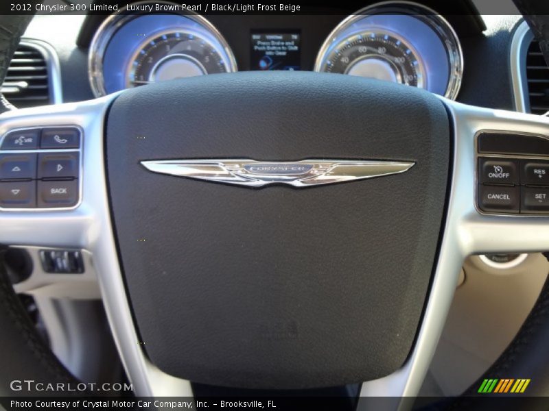 Luxury Brown Pearl / Black/Light Frost Beige 2012 Chrysler 300 Limited