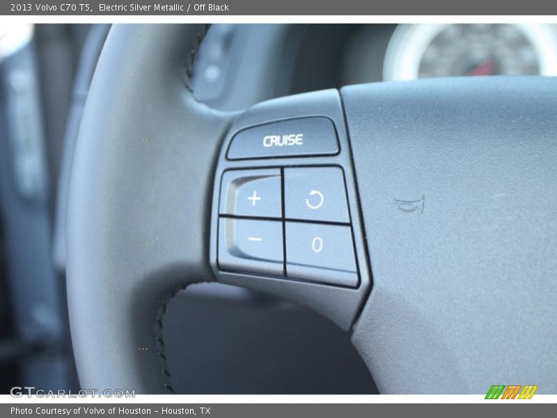 Electric Silver Metallic / Off Black 2013 Volvo C70 T5