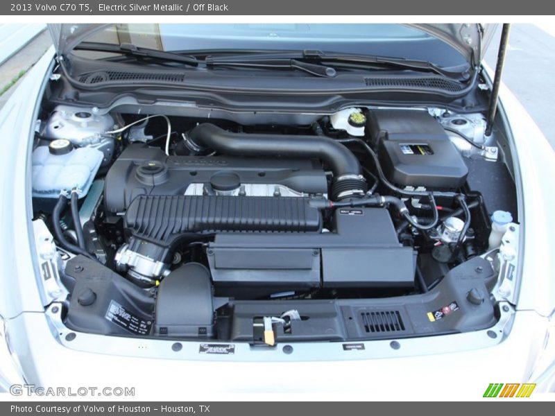 Electric Silver Metallic / Off Black 2013 Volvo C70 T5