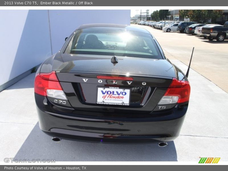 Ember Black Metallic / Off Black 2013 Volvo C70 T5
