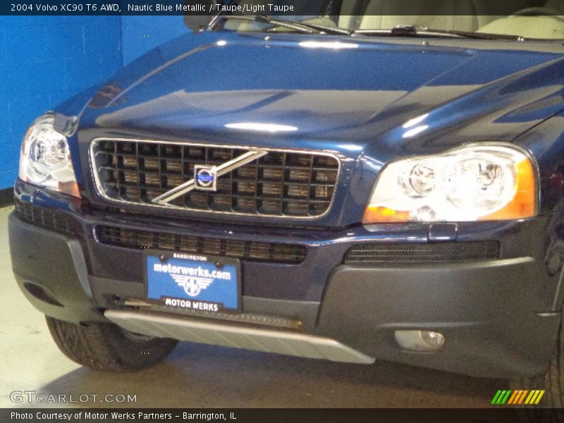 Nautic Blue Metallic / Taupe/Light Taupe 2004 Volvo XC90 T6 AWD