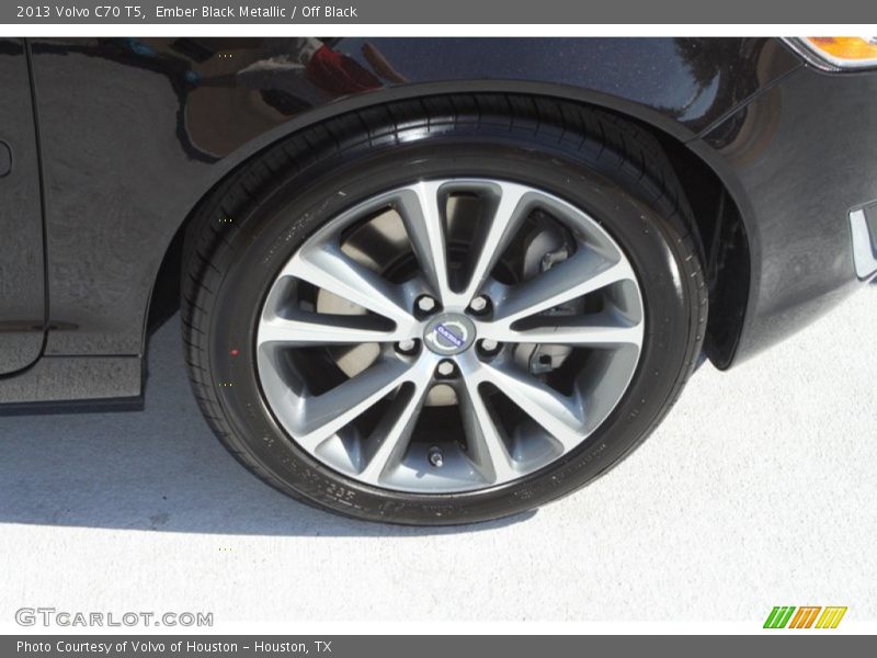 Ember Black Metallic / Off Black 2013 Volvo C70 T5
