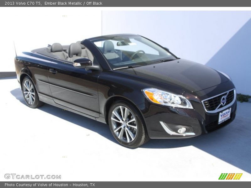 Ember Black Metallic / Off Black 2013 Volvo C70 T5