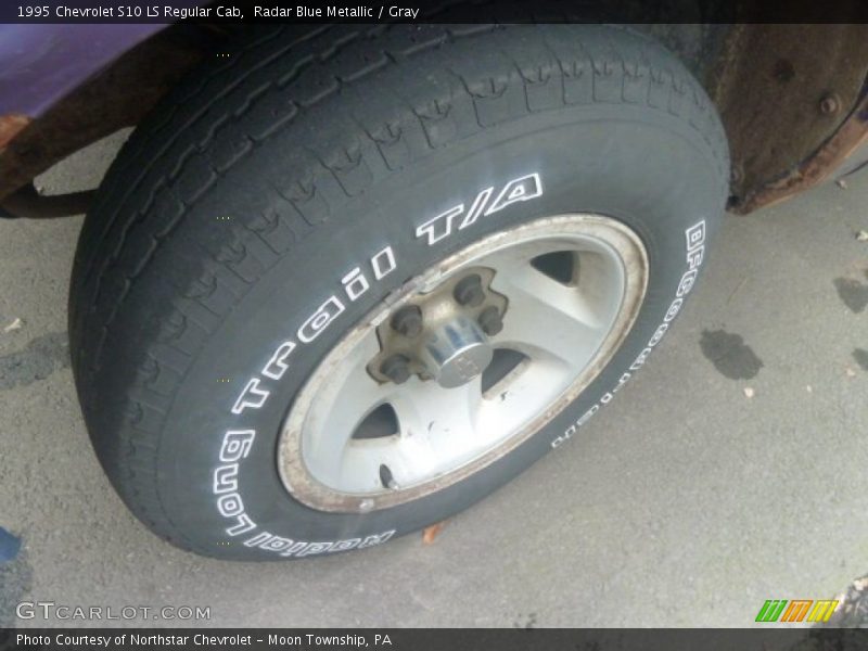 Radar Blue Metallic / Gray 1995 Chevrolet S10 LS Regular Cab