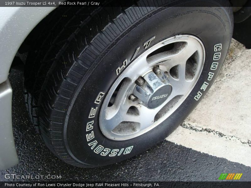 Red Rock Pearl / Gray 1997 Isuzu Trooper LS 4x4