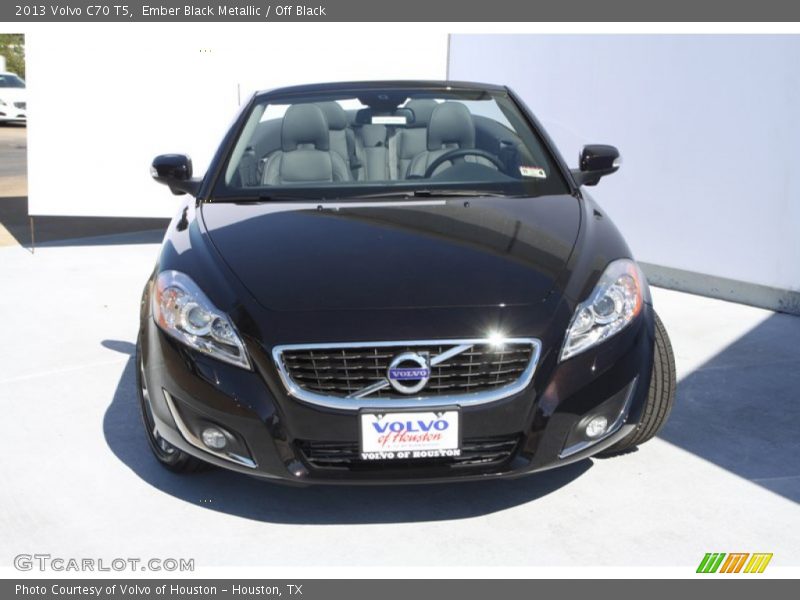 Ember Black Metallic / Off Black 2013 Volvo C70 T5