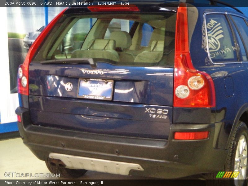 Nautic Blue Metallic / Taupe/Light Taupe 2004 Volvo XC90 T6 AWD