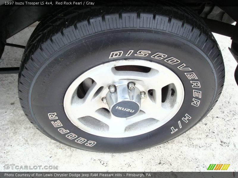Red Rock Pearl / Gray 1997 Isuzu Trooper LS 4x4