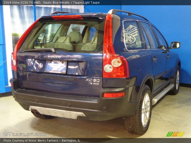 Nautic Blue Metallic / Taupe/Light Taupe 2004 Volvo XC90 T6 AWD