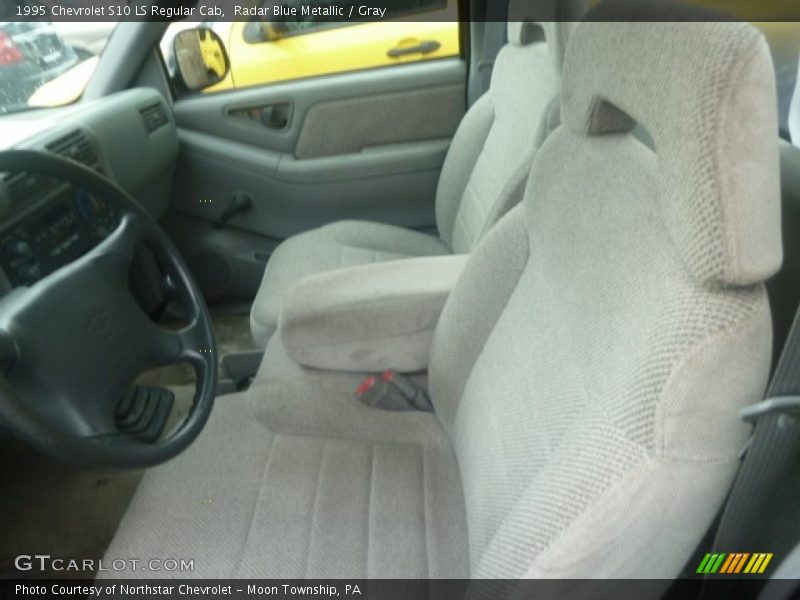 Radar Blue Metallic / Gray 1995 Chevrolet S10 LS Regular Cab