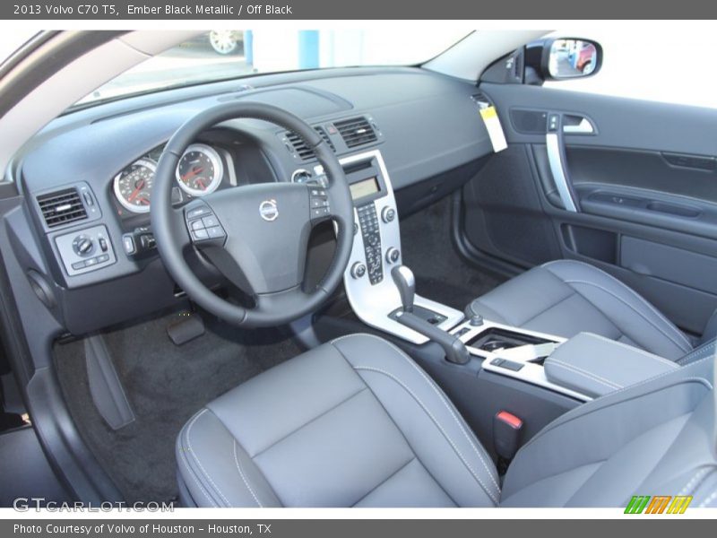 Ember Black Metallic / Off Black 2013 Volvo C70 T5