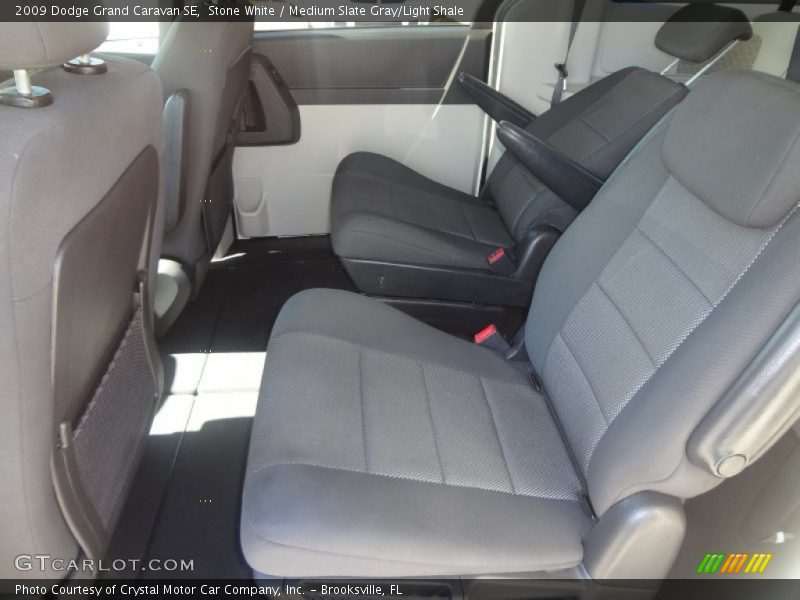 Stone White / Medium Slate Gray/Light Shale 2009 Dodge Grand Caravan SE