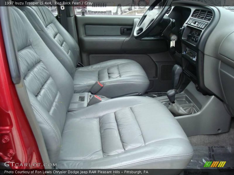 Red Rock Pearl / Gray 1997 Isuzu Trooper LS 4x4