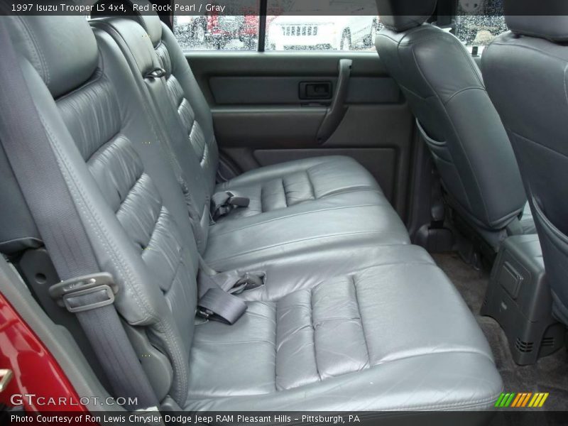 Red Rock Pearl / Gray 1997 Isuzu Trooper LS 4x4