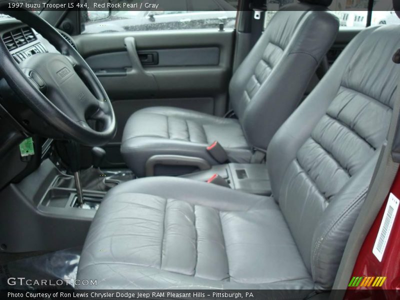 Red Rock Pearl / Gray 1997 Isuzu Trooper LS 4x4
