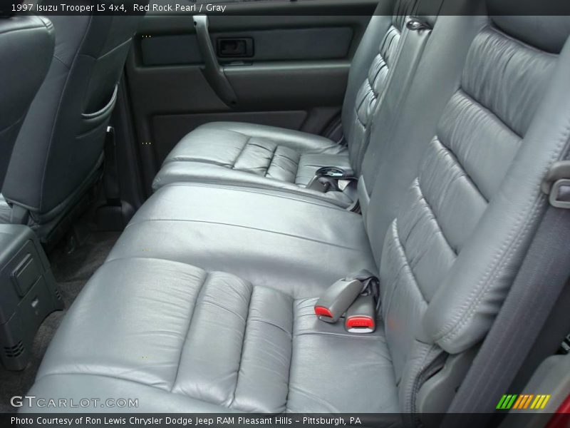 Red Rock Pearl / Gray 1997 Isuzu Trooper LS 4x4