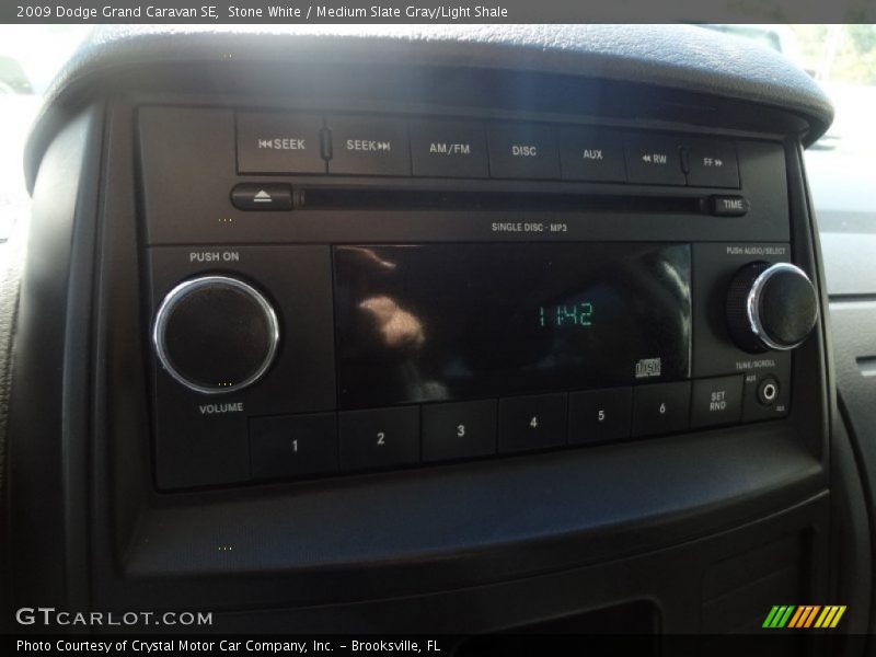 Stone White / Medium Slate Gray/Light Shale 2009 Dodge Grand Caravan SE