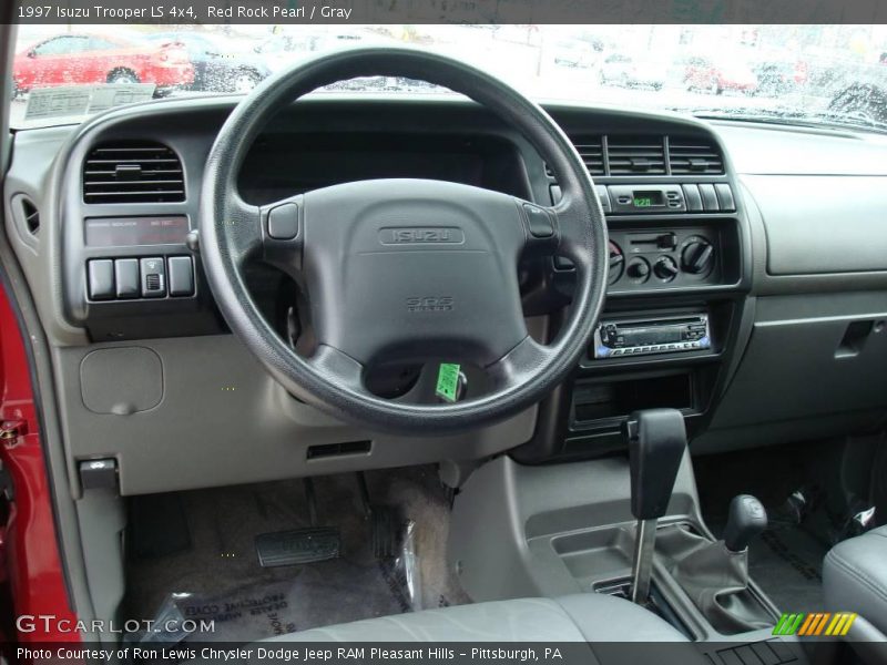 Red Rock Pearl / Gray 1997 Isuzu Trooper LS 4x4